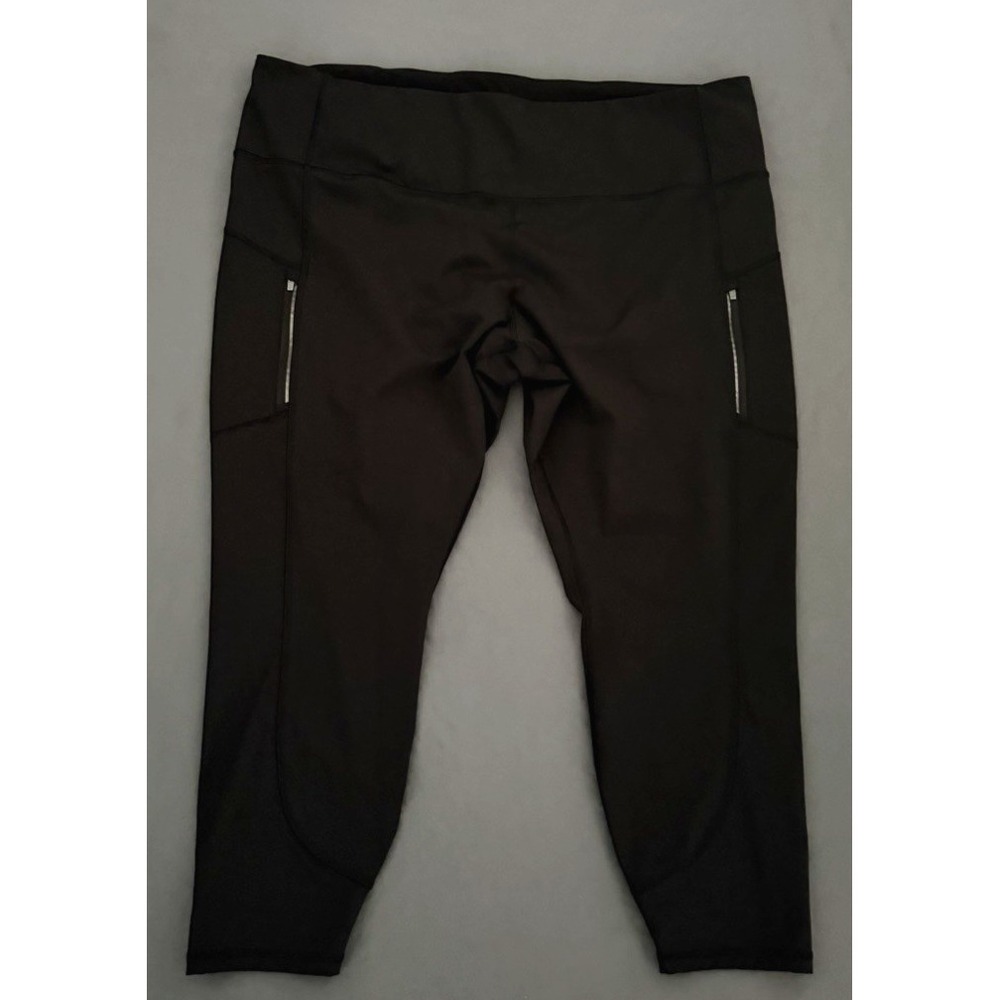 Athleta Rainier Tight Leggings Jogger‎ Womens Size 3X Black Athletic Stretch
